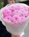 Букет цветов Презент из хризантем (розовый)