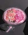 Букет цветов Гортензия  + персиковые диантусы