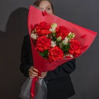 Букет цветов ДНК страсти