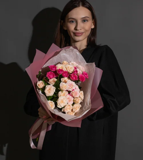 Букет Кустовая роза XS