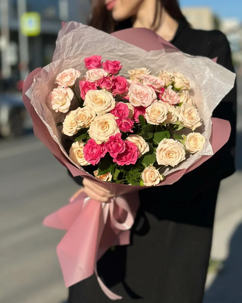 Букет Кустовая роза XS
