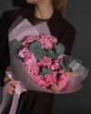 Букет из 9 розовых диантусов