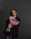 Букет из 9 розовых диантусов