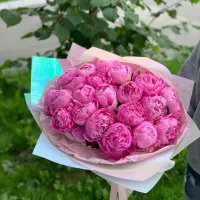 Букет из 21 пиона