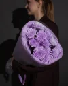 Букет цветов Презент из хризантем (сиреневый)