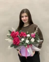 Шляпная коробка Карнавал с французскими розами