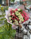 Букет кустовая роза L